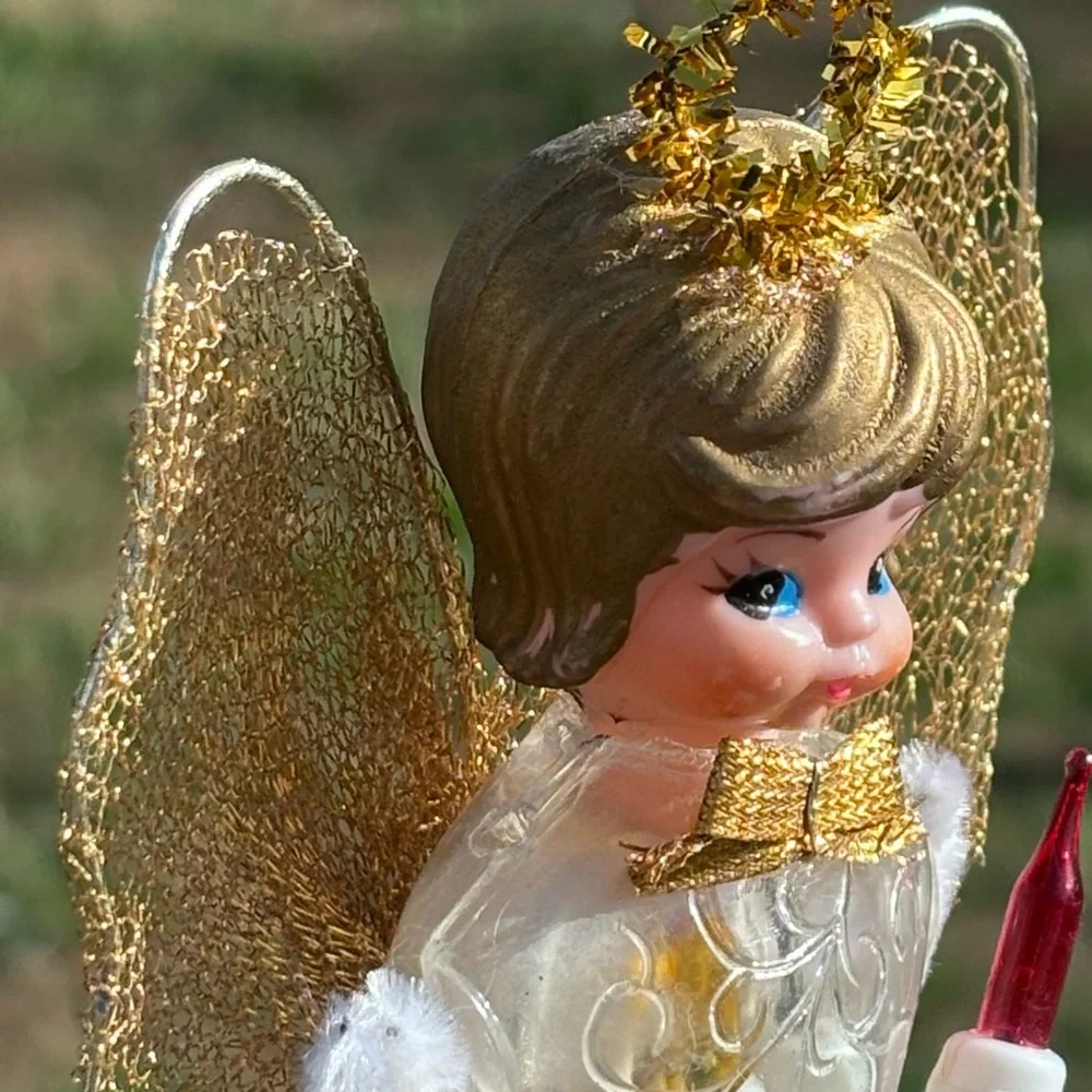 Vintage 1950’s/60’s Lit Angel Tree Topper! - Picture 5 of 9